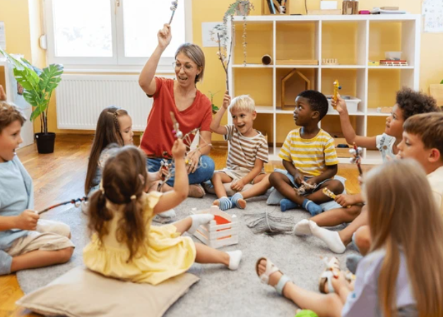 Happy children in Ottawa daycare